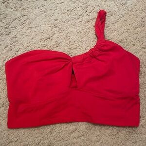 red crop top size medium $3